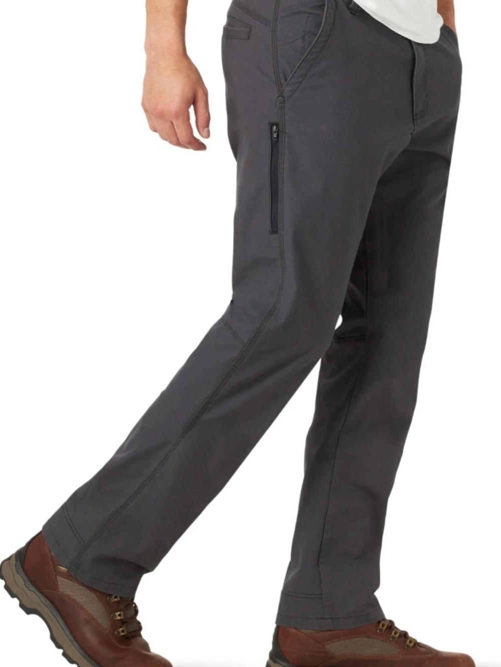 Wrangler Men's and Outdoor Frontier Rugged Utility Pant Charcoal - 42 X 30 NWT